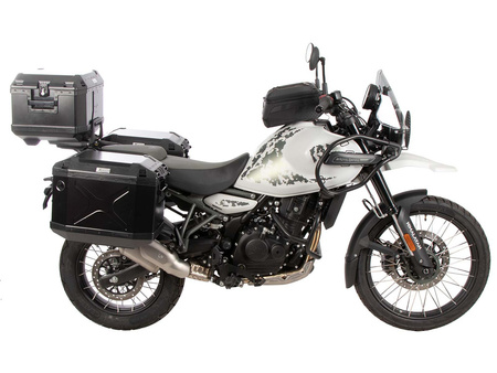 Alurack top case carrier black for combination with original rear rack for Royal Enfield Himalayan 450 (2024-)