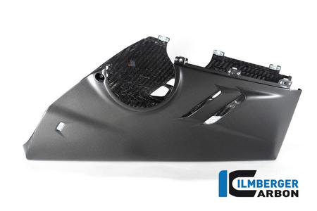 Osłona podsilnikowa bellypan do wysokiego wydechu - matt do motocykla DUCATI Panigale V4 / V4 S Racing (od 2022) ILMBERGER VEU.130.V4R2M.K