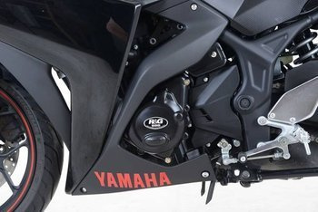 ZESTAW OSŁON SILNIKA RG RACING YAMAHA YZF-R25 14-/YZF-R3 15-/MT-25/MT-03, (2 CZĘŚCI) BLACK