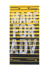 Wielofunkcyjny komin "Stripes", czarny/żółty