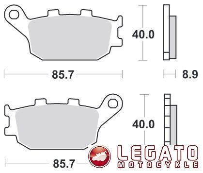 KLOCKI HAMULCOWE SBS 657 HF