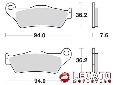 KLOCKI HAMULCOWE SBS 151 MS