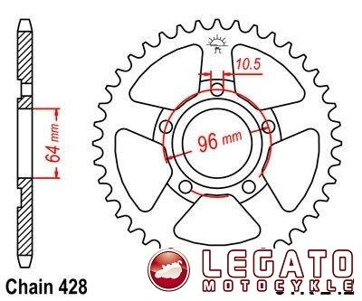 ZĘBATKA NAPĘDOWA JT TYŁ