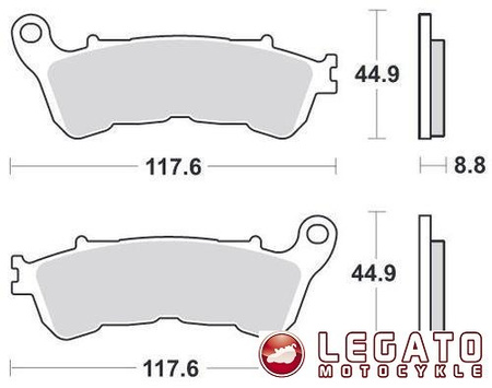 KLOCKI HAMULCOWE SBS 192 CT