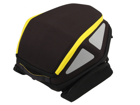 Royster rear bag with yellow zipper incl. Seatpad Basic
