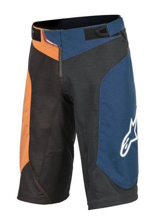 Spodenki rowerowe ALPINESTARS YOUTH VECTOR kolor czarny/pomarańczowy