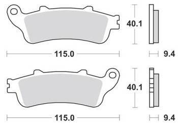 KLOCKI HAMULCOWE SBS 147 MS