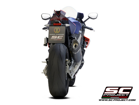 SC-Project tłumik końcowy  końcowy  SC1-R (250mm)TITANIUM APRILIA RSV4 2021-2023