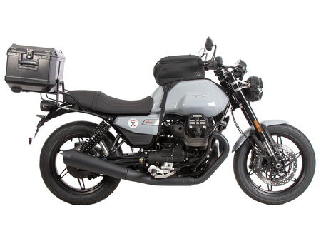 Tube rear rack black for Moto Guzzi V7 Stone (2025-)