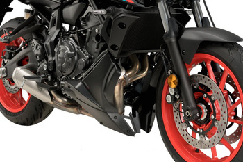 Spoiler silnika PUIG do Yamaha MT-07 21-22 Czarny mat (J) 20624J