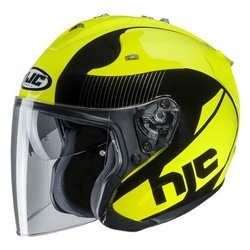Motocyklowy Kask HJC FG-Jet Acadia Black/Fluo Yellow