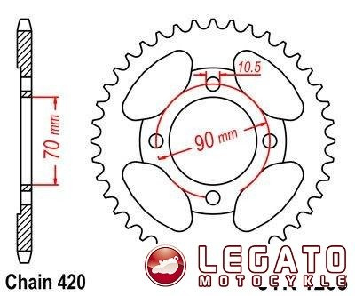 ZĘBATKA NAPĘDOWA JT TYŁ
