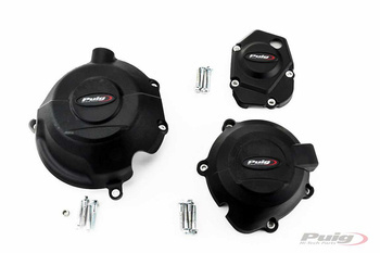 Pokrywy dekli silnika PUIG do Kawasaki Z900 17-25 Czarny (N) 20135N