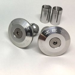 ZETA Końcówka Kierownicy Zaślepka Srebrna 29mm