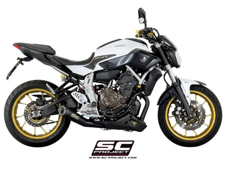SC-Project układ wydechowy Conic Matt Black Yamaha MT-07 (2013 – 2016)