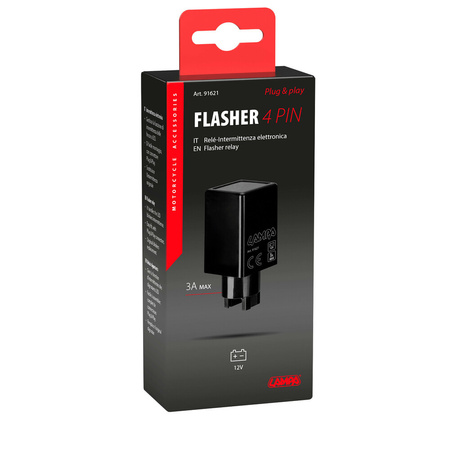 91621 Przerywacz 4 pinowy 12 V - 3 A