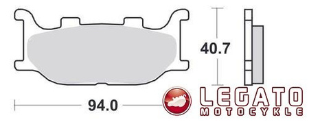 KLOCKI HAMULCOWE SBS 128 MS