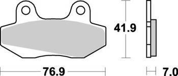 KLOCKI HAMULCOWE SBS 551 HF