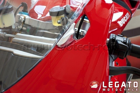 Zaślepki lusterek EVOTECH RC Ducati niebieskie