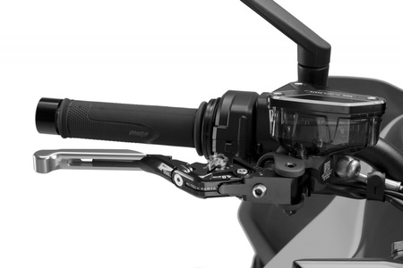 Regulowana dźwignia hamulca PUIG 4.0 EVO (przedłużana, wymaga adaptera) Srebrny (P) 414PNP