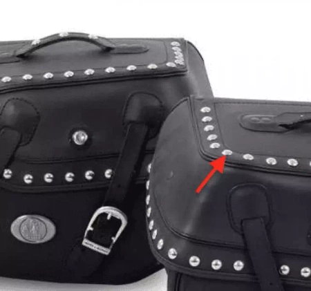 Decoratvie rivets for Hepco&Becker leather bags Buffalo custom and IVORY