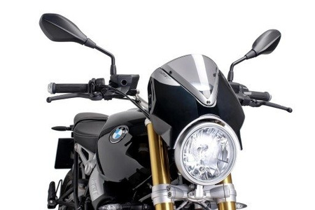OWIEWKA PUIG RETROVISION DO BMW R NINE T 2014-2024 LEKKO PRZYCIEMNIANA