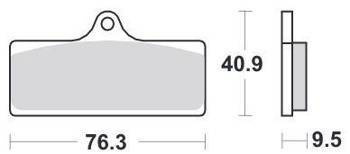 KLOCKI HAMULCOWE SBS 785 DS
