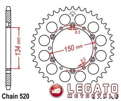 ZĘBATKA NAPĘDOWA JT TYŁ (520)