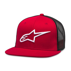 CZAPKA Z DASZKIEM ALPINESTARS CORP TRUCKER RED/BLACK
