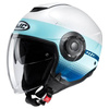 KASK HJC I40 UNOVA WHITE/BLUE