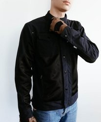 Motocyklowa Kurtka Tekstylna Broger California Navy Blue/Black