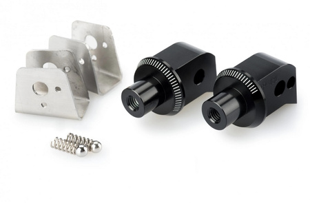 Mocowanie sportowych podnóżków PUIG 8798 (tył) Czarny (N) 8798N