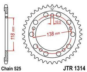ZĘBATKA NAPĘDOWA JT TYŁ