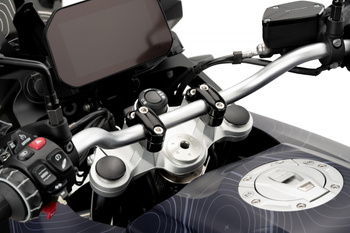 Podwyższenie kierownicy PUIG do BMW F750GS / F800GS (z przesunięciem) Czarny (N) 21811N