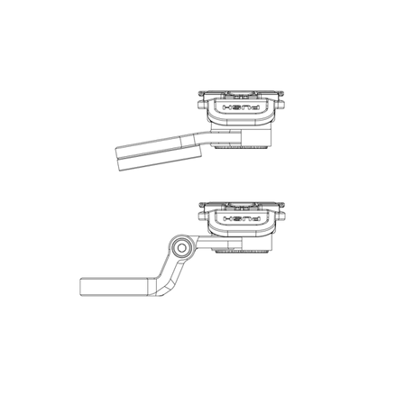 Quad Lock Regulowany rowerowy uchwyt na trzpień wspornik rowerowy Stem Cap Mount