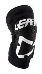 LEATT (2020) NAKOLANNIKI OCHRANIACZE KOLAN 3DF 5.0 ZIP KNEE GUARD BLACK KOLOR CZARNY/BIAŁY