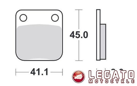 KLOCKI HAMULCOWE SBS 100 CT