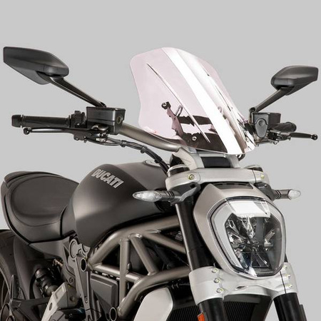 OWIEWKA PUIG DO DUCATI X-DIAVEL 2016-2024 (TOURING) PRZEZROCZYSTA