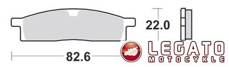 KLOCKI HAMULCOWE SBS 136 HF