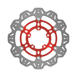 EBC Tarcza hamulcowa motocyklowa VR842RED VEE, czerwona