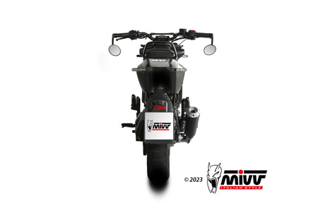 Mivv Tłumik końcowy X-M1 BLACK stal nierdzewna HUSQVARNA SVARTPILEN 125 2021-2023