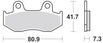 KLOCKI HAMULCOWE SBS 558 RSI