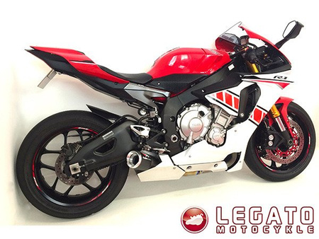 Tłumik końcowy + decat Austin Racing YAMAHA R1 2015-2017  GP3-GP1R