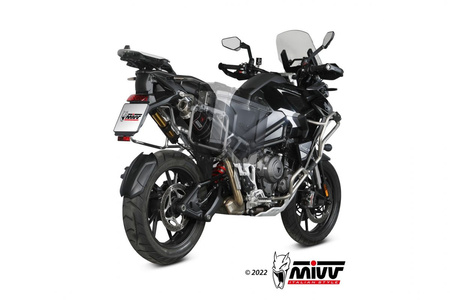 Mivv Tłumik końcowy DAKAR BLACK stal nierdzewna TRIUMPH TIGER 1200 2021-2025