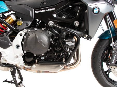 Engine protection bar black incl. protection pads for BMW F 900 R (2025-)