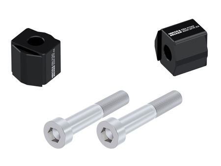 Handlebar riser 25 mm black for KTM 390 Adventure (2020-2024)