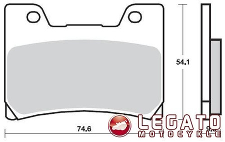KLOCKI HAMULCOWE SBS 645 DCC