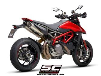 SC-Project tłumik końcowy S1 tytan Ducati Hypermotard 950 - RVE - SP (2021 – 2024)