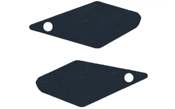 TANKPAD ANTYPOŚLIZGOWY 2 CZĘŚCI RG RACING HONDA CBR500R / CB500X 13- BLACK