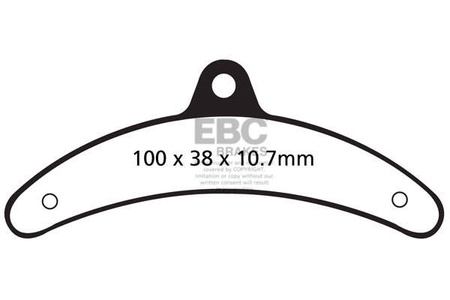 EBC Klocki kartingowe FA543 (1 kpl. na tarczę)